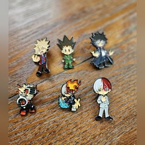 NWOT Anime Enamel Pins